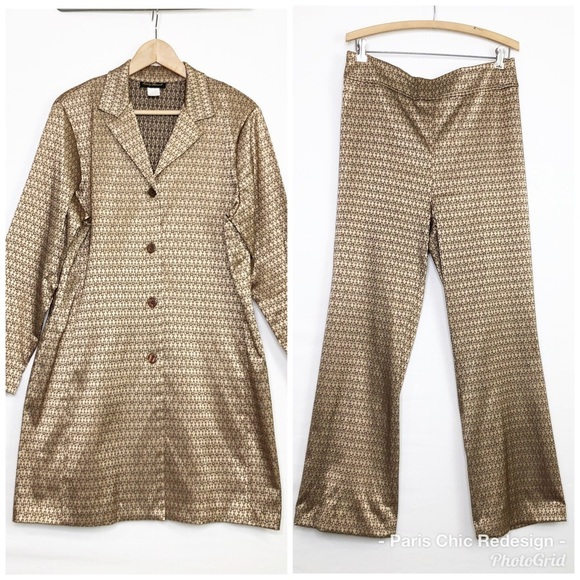 Ashley Stewart Gold Pantsuit - Picture 14 of 14